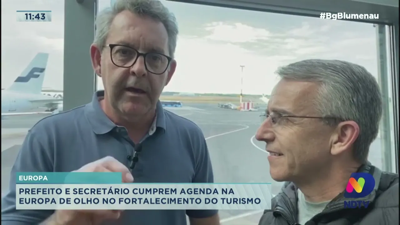 Blumenau: prefeito e secretário cumprem agenda na Europa de olho no fortalecimento do turismo