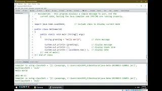 Getting Started with Java DrJava - program output capture preparing Output Capture Document