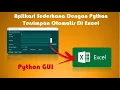 Aplikasi Sederhana Dengan Python Tersimpan Otomatis Di Excel