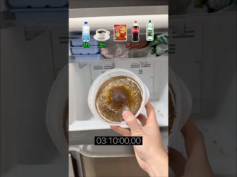 Cuál líquido tarda más en congelarse? 🥶🧊