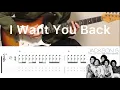 Download Lagu The Jackson 5 - I Want You Back (guitar cover with tabs \u0026 chords)