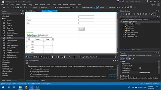 ASP NET web form with SQL databse and insert function in Visual Studio 2017 PART 1