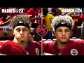 MADDEN 24 vs MADDEN 23 PS5 Super Bowl Graphics Gameplay Comparison