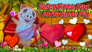2025 Valentines Pig Inflatable  2025 Valentines Pig Inflatable
