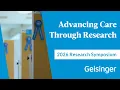 Inside Geisinger s 2026 Research Symposium Advancing Care Through Innovation and Collaboration