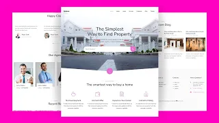 Real Estate Website Design HTML CSS Java Script Free Source Code