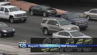 Report New Mexico drivers spend 2 4B annually due to road conditions