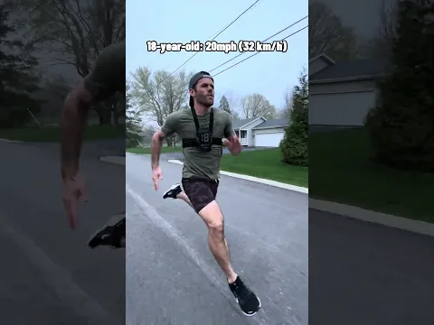 How fast the top 1% can run, by age.