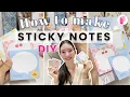 DIY How to make Sticky Notes - Tutorial