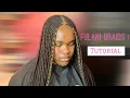 Fulani Braids Tutorial l 2 Layer Tribal Braids l PolishedByTesia
