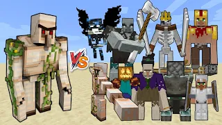 Download Op Mutant mobs Vs Iron Golem - Minecraft Mob Battle MP3