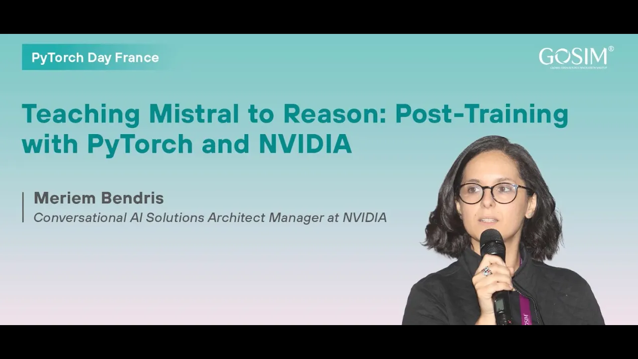 Image from Teaching Mistral to Reason: Post-Training with PyTorch and NVIDIA