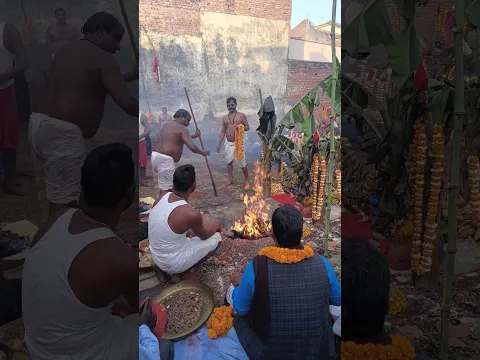 Maa ka Karaha Pooja Shorts Status Video 🚩 Kashi das baba Karaha pooja #radha #pooja #maa