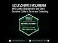Lecture 24 - AWS Lambda Explained in One Shot Complete Guide to Serverless Computing on AWS