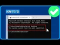 How to Fix Cd Desktop the System Cannot Find the Path Specified