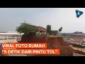 Penampakan Satu-satunya Rumah di Pintu Tol Limo Depok yang Akhirnya Dibongkar
