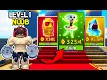 Download Lagu Starting Over as NOOB with OP PET in Sisyphus Muscle Push ! (Roblox)