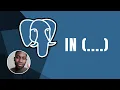 PostgreSQL IN Course 2019