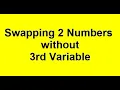 Swap Two Numbers Without Using Third Variable in C C Sharp Interview Questions