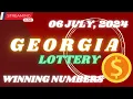 Georgia Midday Lottery Results For - 06 Jul 2024