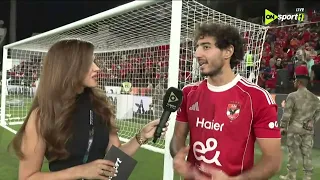 Match Studio Interview With Mohamed Hany Al Ahly Player After Winning The Egyptian Super Cup 