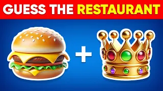 Guess The Fast Food Restaurant and Food By Emoji? | Emoji Quiz