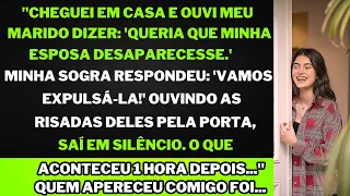 "Peguei Meu Marido e Minha Sogra Planejando Me Expulsar de Casa 1 hora depois eu...