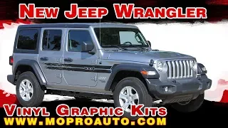 Jeep Wrangler Stripes Jeep Wrangler Decals Jeep Wrangler Vinyl Graphics by MoProAuto