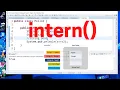String pool intern method java 11