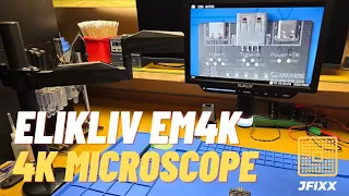 Electronics Workbench Build Elikliv EM4K Microscope 