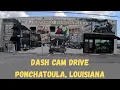 Dash Cam Drive Exploring the Streets of Ponchatoula Louisiana