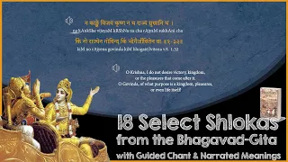 18 most important shlokas of bhagavad gita with narrated meanings