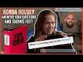 WWE Return Showing Feet Ronda Rousey Q A