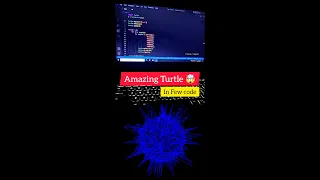 Amazing Python Turtle Code Few Line Of Code Of Turtle In Python