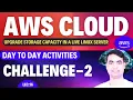 AWS Tutorial-15 Resize EBS Volume Upgrade storage capacity in a Live Linux Server