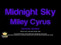 Miley Cyrus - Midnight Sky (Karaoke Version)