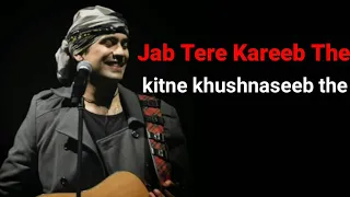 lyrics hindi songs jab tere kareb the kitne khushnaseeb the