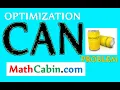 Optimization Soda Can problem