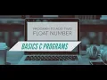 C program to add two float number