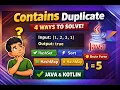 LeetCode 217 Contains Duplicate 4 Ways to Solve Brute Force Sorting Hash Sets