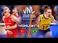 Download Lagu Türkiye 🇹🇷 vs. Brazil 🇧🇷 - Highlights | Week 2 | Women's VNL 2025