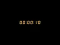 10 seconds of Iconic 24 TV Show Timer Clock NO UP