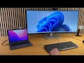 Share mouse and keyboard with a shared display