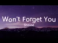 Shouse - Won't Forget You (official lyrics)