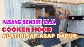 how to install a cooker hood easy and simple rinnai exhaust hood