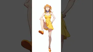 Asuka Langley Sōryū アスカ YOASOBI UNDEAD Aianimation Anime Evangelion Asuka 