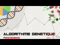 Algorithme genetique simulation de cellules sur processing JAVA