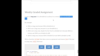 LC101 Think Python Chapter 6 Weekly Assignment Intro