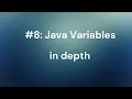 Java Variables in depth