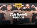 UFC 282 Ceremonial Weigh-In